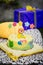 Anazing cake for baby`s Birthday.