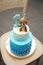 Anazing cake for boy`s first Birthday.