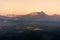 Anboto mountain range at sunset