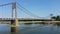 Ancenis, Suspension bridge over the river Loire