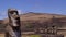 Ancestral statue (Moai) on Easter Island, Rapa Nui, South Pacific, Chile