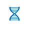 Ancestry or Genealogy Icon and DNA helix