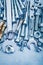 Anchor bolts screwbolts nuts hook wrenches and