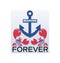 Anchor and crabs sailors. MARINE FOREVER.
