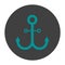 Anchor glyph color icon