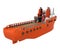 Anchor Handling Tug Supply Vessel Isolated