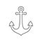 Anchor line icon