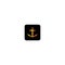 Anchor logo vector icon