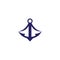 Anchor logo vector icon