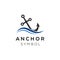 Anchor and ocean wave logo designs inspirations