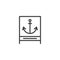 Anchor outline icon