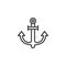 Anchor outline icon