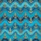 Anchor seamless pattern. Anchors texture. Symbol boat or ship on blue green background. Repeated sailing patern. Marine design for