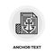 Anchor Text Icon