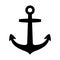 Anchor vector logo icon helm Nautical maritime boat illustration symbol