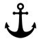 Anchor vector logo icon pirate boat Nautical maritime illustration symbol clip art