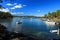 Anchorage and Dock at Royal Cove on Princess Margaret Island, Gulf Islands National Park, British Columbia, Canada