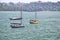 Anchored Boats in Dona Paula Bay