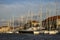 Anchored vessels in Stari grad Hvar