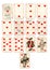 ancien playing cards hearts