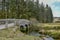 Ancient 13th Century Stone Bridge on Dartmoor England UK