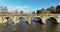 An ancient 18th century bridge over the River Nore Ireland