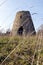 Ancient abandoned windmill built stones nostalgia