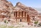 Ancient Ad Deir Monastery in Petra, Jordan