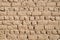 Ancient adobe wall closeup