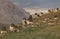 Ancient Alanian necropolis in North Ossetia, Russia