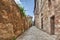 Ancient alley in Colle di Val d\'Elsa, Tuscany, Italy