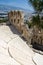 Ancient amphiteatr Odeon Gerodes Atticus Acropol
