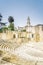 Ancient amphitheater in Lecce, Italy