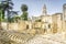 Ancient amphitheater in Lecce, Italy