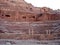 Ancient Amphitheater in Petra Kingdom of Jordan