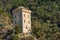 Ancient Andrea Doria Tower in San Fruttuoso Bay - Liguria Italy