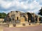 Ancient antique ruins of Villa Adriana, Tivoli Rome