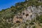 Ancient antique tombs of Lycian kings in the Taurus