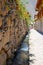 Ancient aqueduct system, Ollantaytambo, Peru