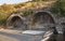 Ancient Arches over the Springs near Natur in the Golan Heights