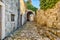 Ancient arches in the pathway to the old town of Bar