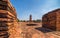Ancient Architecture at Wat Lokaya Sutha, Ayutthaya Historical Park, Thailand