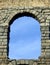 Ancient Archway in Roman Aqueduct Ruins