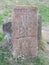 An ancient Armenian tombstone