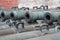 Ancient artillery Cannons