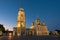 The ancient Assumption Cathedral in July twilight. Tula Kremlin