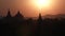 Ancient Bagan Temples at sunset, Myanmar