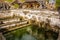 Ancient Balinese Hindu temple fountain