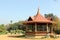 Ancient Bandstand in Napier Museum Botanical Gardens, India