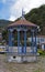 Ancient bandstand on square in historical city of Ouro Preto